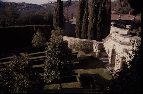 Villa La Foce Garden Structure Exterior View Title Vill Flickr