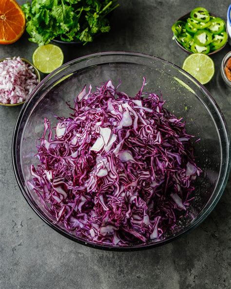 Tangy Red Cabbage Slaw Recipe A Wicked Whisk Artofit