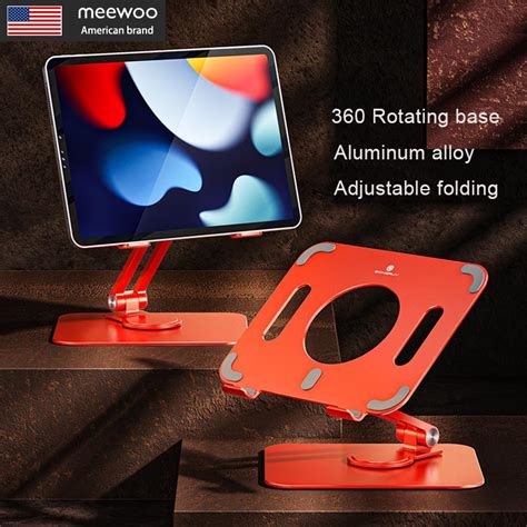 Meewoo Tablet Stand Holder For Ipad Stand 360rotating Adjustable