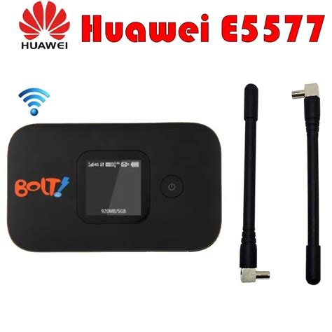 Unlocked New Original HUAWEI E5577 4G LTE With Antenna Mobile Hotspot