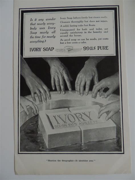 1915 Ivory Soap It Floats Full Page Print Ad Etsy