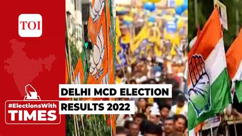 Delhi Mcd Election 2022 Results Bjp Leading In Riots Affected Areas Of