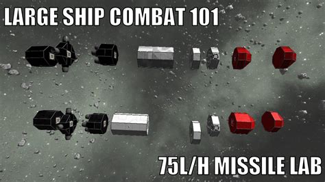 Missile Lab Space Engineers Large Ship Combat 101 Youtube