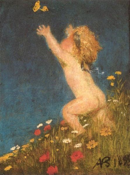 Putto And Butterfly Arnold B Cklin Wikiart Org