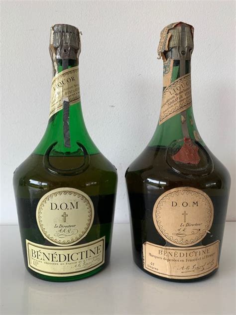 D O M Bénédictine b 1970s 70cl 2 bottles Catawiki