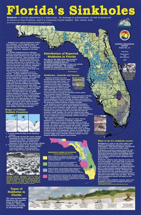 Sinkhole Map Hernando County Florida Free Printable Maps