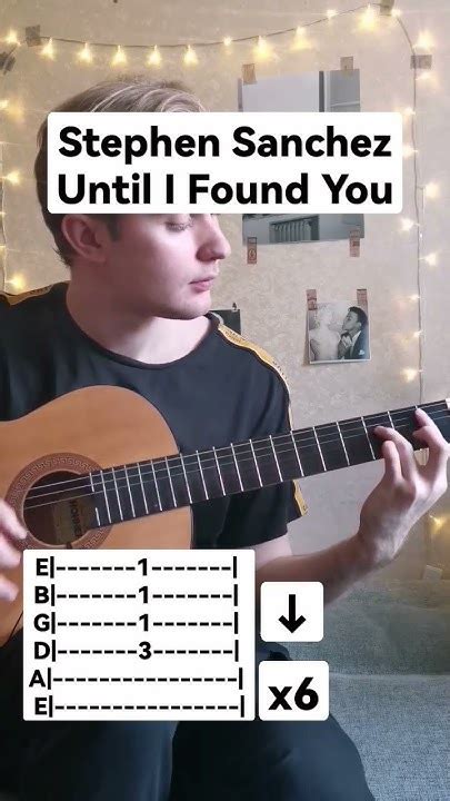 Stephen Sanchez Until I Found You Guitar Tab ♥️ Youtube