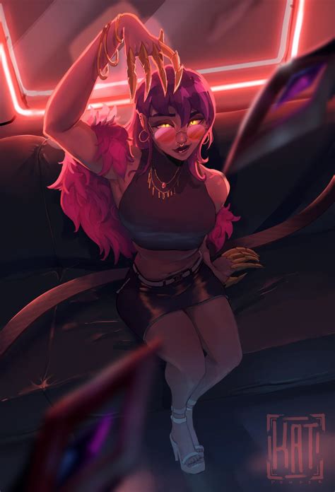 Some Art I Did Of Kda Evelynn Revelynnmains