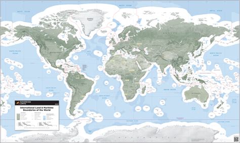 Sovereign Limits and Boundaries Wall Map by Sovereign Limits - MapSales