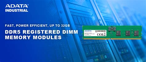 ADATA Industrial Presenta I Nuovi Moduli Di Memoria RDIMM DDR5 Di