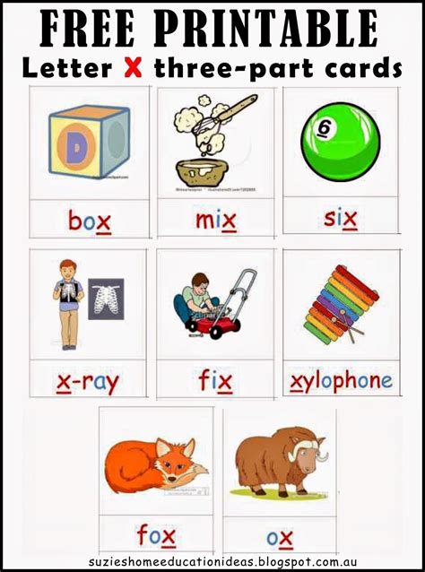 Things With The Letter X