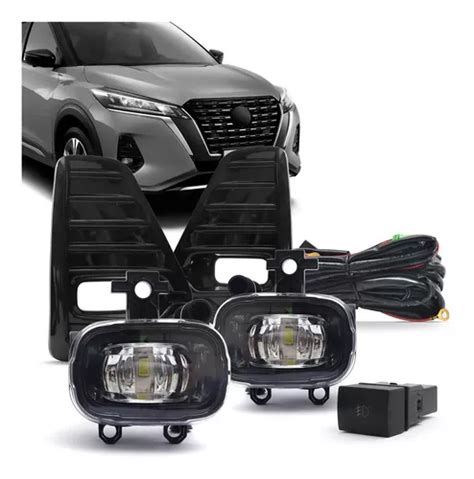 Kit Farol De Milha Full Led Novo Nissan Kicks 2021 2022