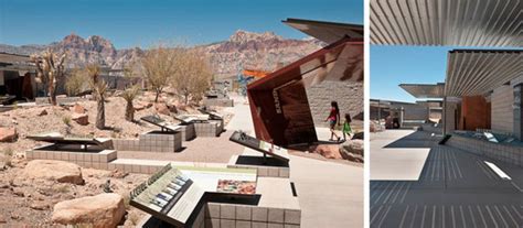 Red Rock Canyon Visitor Center Line And Space Archdaily