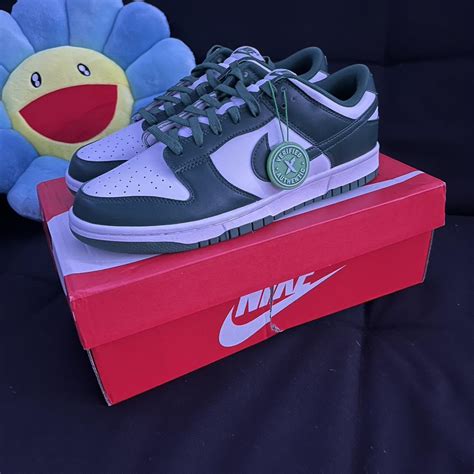 Nike dunk low Michigan State size 10M BRAND NEW WITH... - Depop