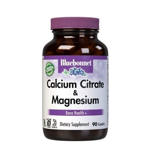 Bluebonnet Calcium Citrate And Magnesium 90 Caplet