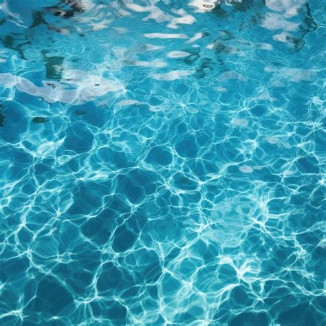 Premium AI Image Dive Into The Mesmerizing Texture Of A Swimming Pool