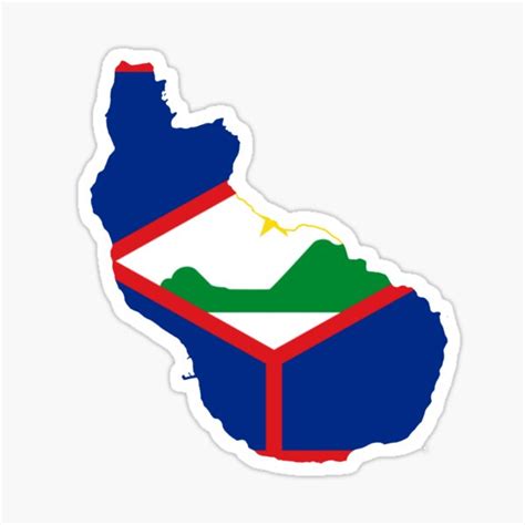 Flag Map Of Sint Eustatius Sticker For Sale By Mo91 Redbubble