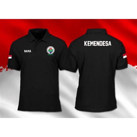 Jual Kaos Polo Shirt Baju Kerah Distro Kementerian Desa Sdgs Kemendesa