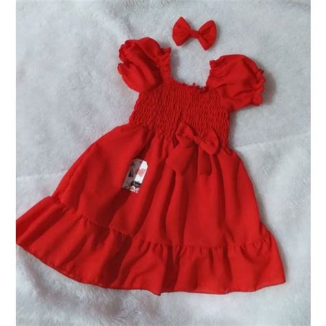 Vestido Infantil Menina Para Todas As Ocasioes Dia Dia Para Sua