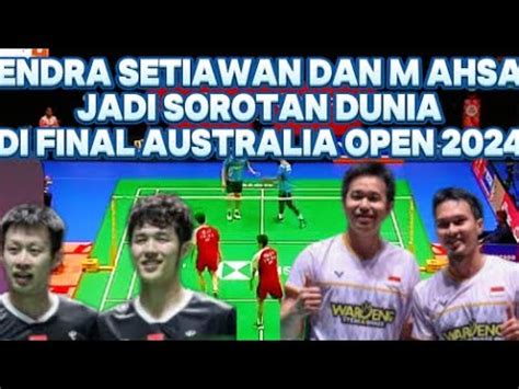 M Ahsan Hendra Setiawan Menantang Ranking Dunia He Ji Ting Ren Xiang