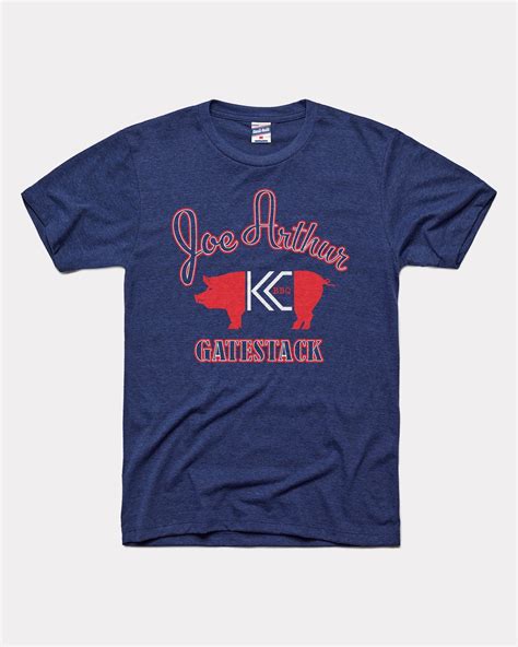 Kansas City Joe Arthur Gatestack Bbq Vintage T Shirt Charlie Hustle