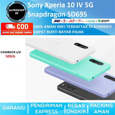 Jual Sony Xperia Iv G Gb Gb Snapdragon Sd Shopee Indonesia