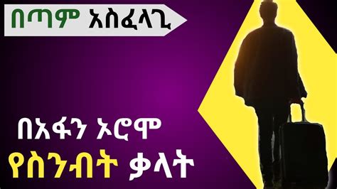 Learn Afan Oromo አፋን ኦሮሞን በአማርኛ መሰናበት Nagaa Dhaamuu Saying Goodbye Youtube