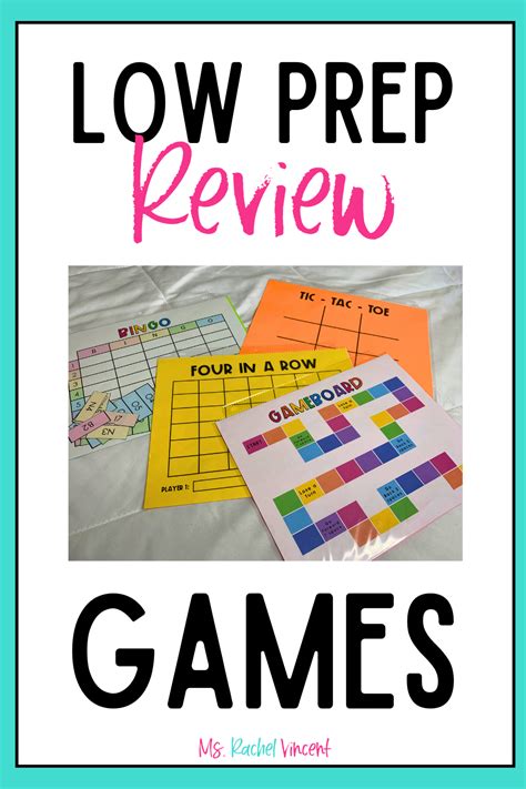 6 Low-Prep Review Games for Classroom Success - Ms. Rachel Vincent