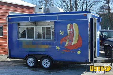 Sanchez 7 X 14 Food Concession Trailer Hot Dog Concession Trailer