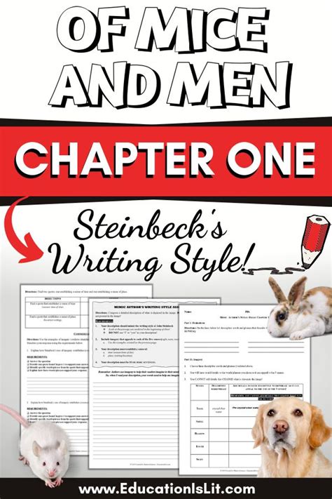 Of Mice And Men Activities Of Mice And Men Survival Kit For Teachers