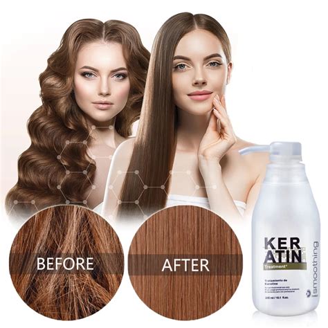 Purc Brazilian Keratin Hair Treatment Formalin 300ml Professional Curly Hair Straightening