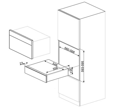 CPR115B SMEG ลิ้นชักอุ่นอาหาร สีขาว * (สินค้าหมด)