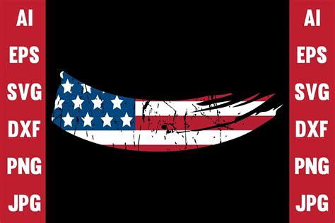 American Flag Design Graphic by Mini T-shirt & Vector store · Creative ...