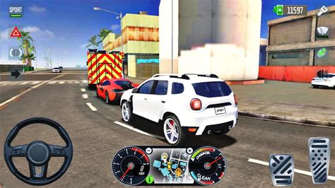 Old Dacia Duster Uber Drive In Los Vegas City Taxi Sim