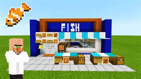 Minecraft Tutorial How To Make A Fish Market City Tutorial