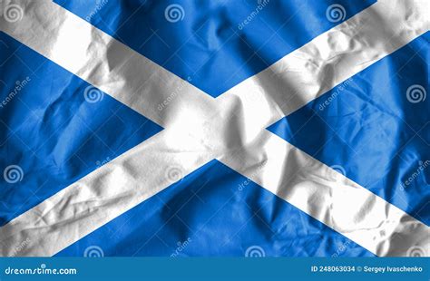 Flag of Scotland stock photo. Image of nation, country - 248063034