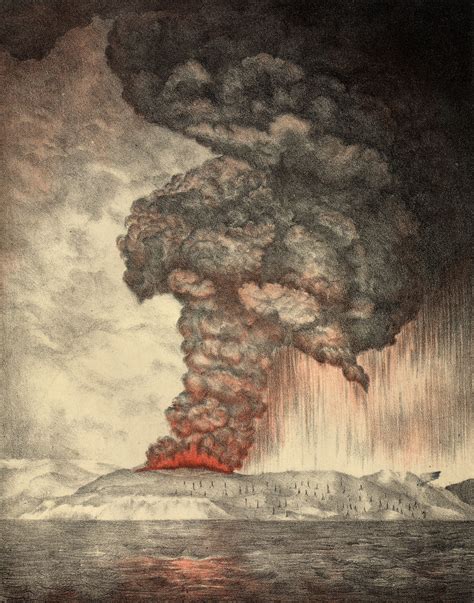 Éruption du Krakatoa en 1883 - Définition et Explications