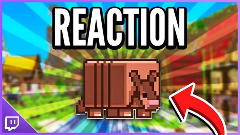 Reaction Armadillo Del Mobvote Createcraft Minecraft Ita Youtube