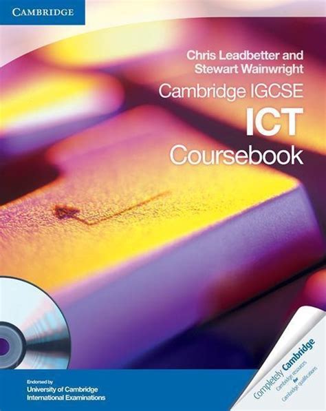 Cambridge Igcse Ict Coursebook With Cd Rom Ebook Leadbetter Chris