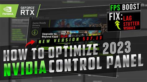 🔧 How To Optimize Nvidia Control Panel For Gaming And Performance New