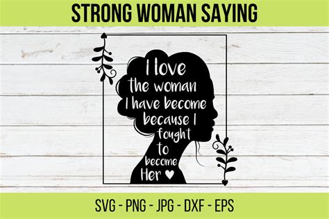 Strong Women Sayings Svg Fierce Women Svg Girl Power Svg Boss Lady