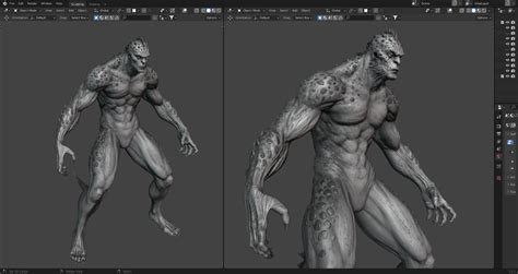 FlyCat On Twitter Creature Sculpting Blender 3 2 Blender B3d