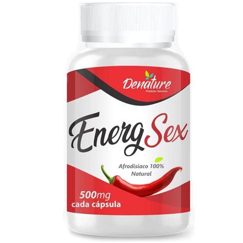 Energ Sex 100 Cápsulas Denature Distribuidora De Suplementos Naturais