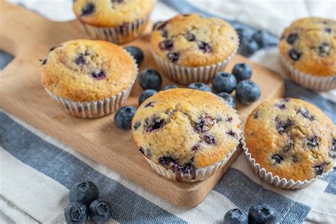 Saftige Blaubeermuffins Fluffig Schlanke Rezepte