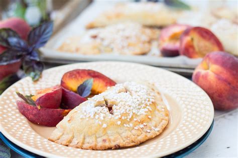 Peach Purple Basil Hand Pies Southern Fatty