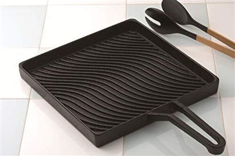 Iwachu Pro Arte Grill Pan Large Ih Compatible Square Nambu Tekki Cast