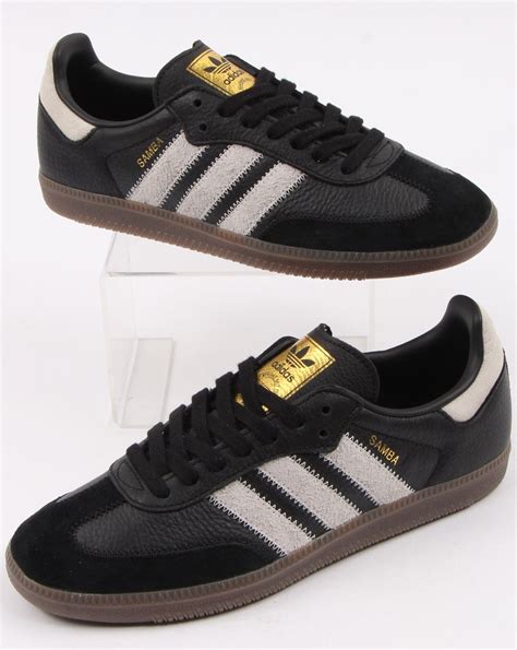 Adidas Samba Og Trainers Black Raw White Adidas At 80s Casual Classics