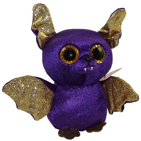 Ty Beanie Boos Count The Purple Bat Regular Size 6 Inch Walmart