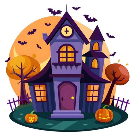 Vector Halloween Night Background With Pumpkin Premium AI Generated