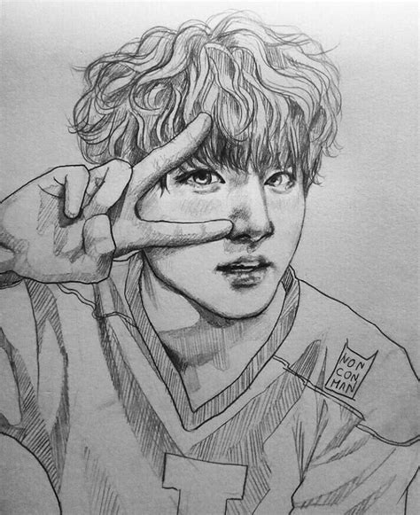 Pin De Star En Art Bts Dibujo Dibujos Realistas Pinturas